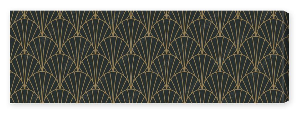 Obraz na płótnie Art Deco Seamless Pattern -