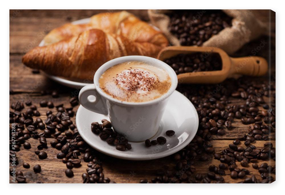 Obraz na płótnie A cup of cappuccino with