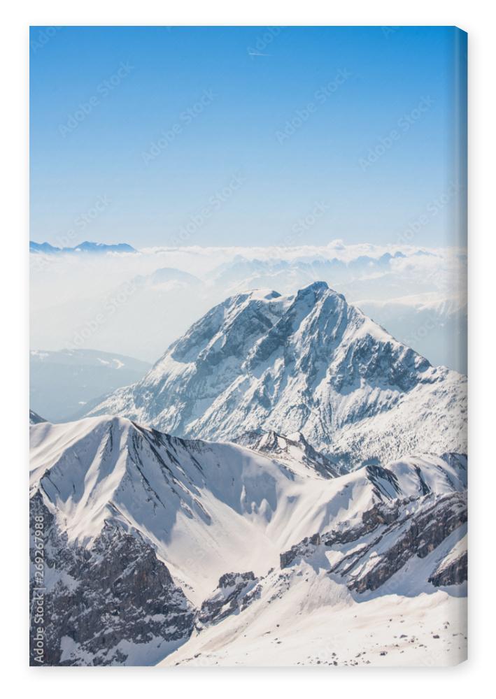 Obraz na płótnie Zugspitze Alpen Schnee