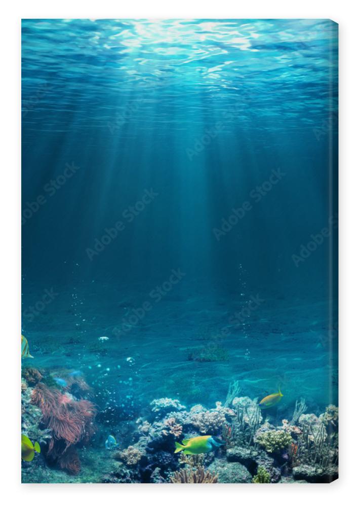Obraz na płótnie Underwater Scene - Tropical