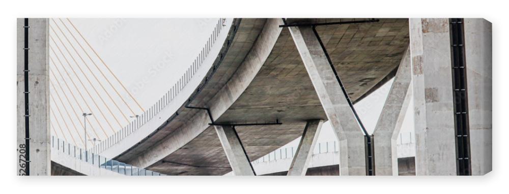 Obraz na płótnie bridge in city Bhumibol Bridge