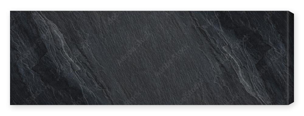 Obraz na płótnie horizontal black stone texture