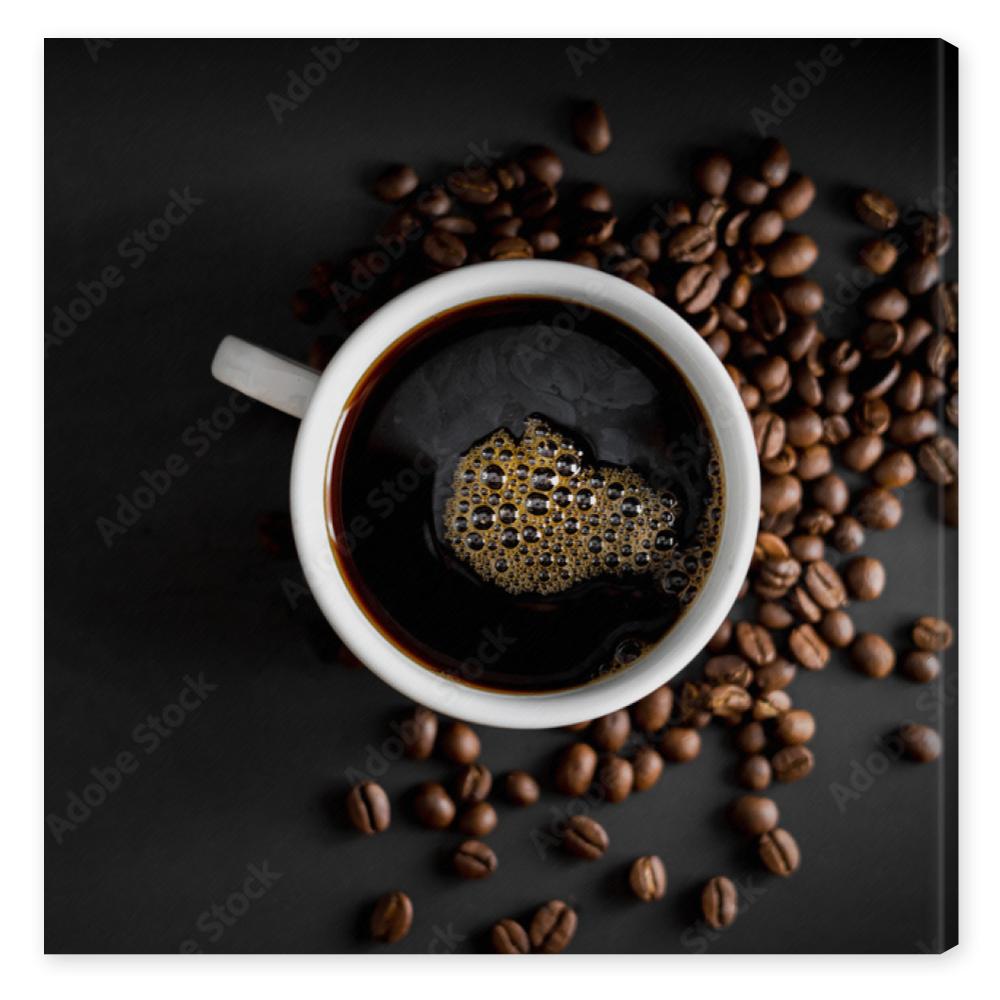 Obraz na płótnie Coffee, black coffee, drip
