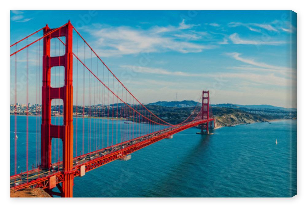 Obraz na płótnie Golden Gate Bridge panorama,