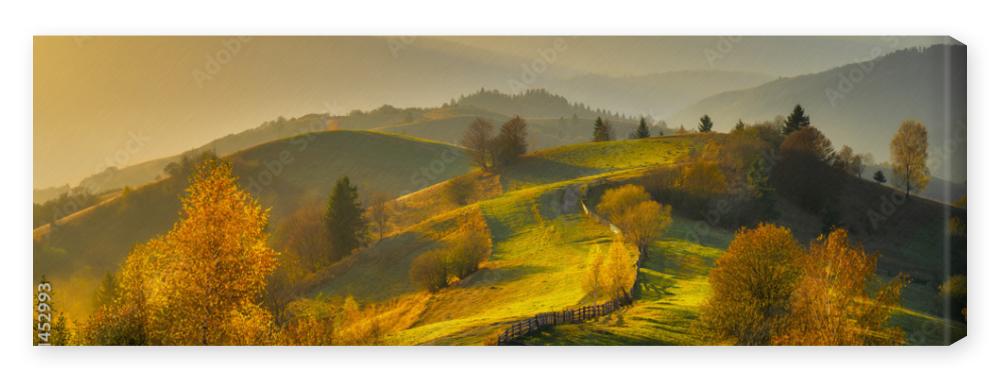 Obraz na płótnie Autumn landscape with