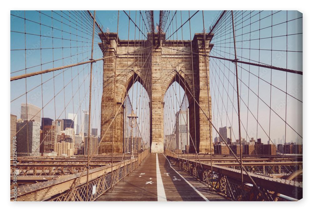 Obraz na płótnie Brooklyn Bridge in the