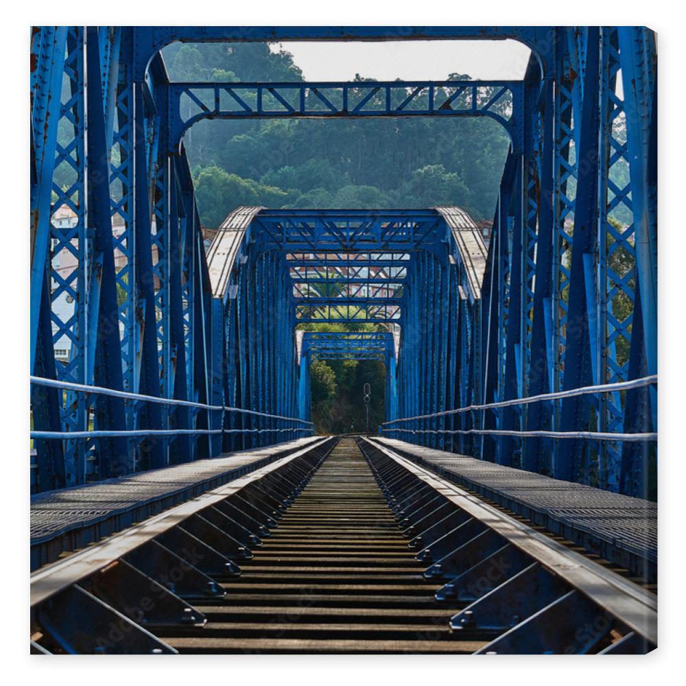 Obraz na płótnie Iron bridge for train.