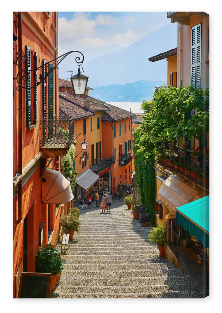 Obraz na płótnie Bellagio village at lake Como