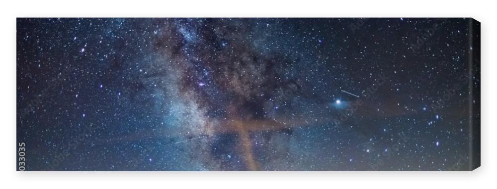 Obraz na płótnie The Milky Way arch starry sky