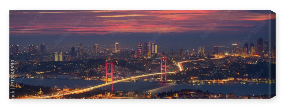 Obraz na płótnie Bosphorus bridge in Istanbul,