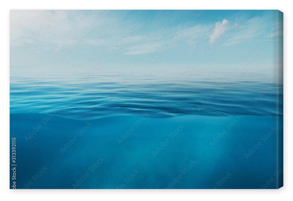 Obraz na płótnie Blue sea or ocean water