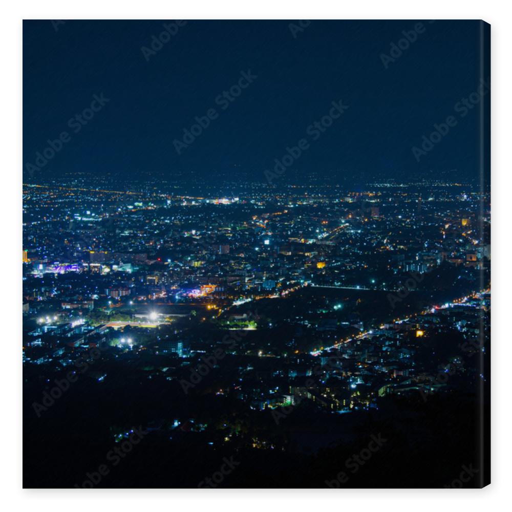 Obraz na płótnie night view of city light 