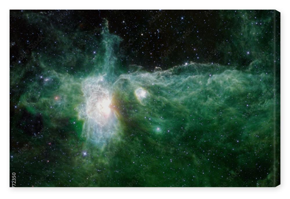 Obraz na płótnie Nebula, stars and galaxies in