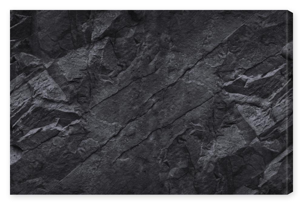 Obraz na płótnie Black stone background. Dark