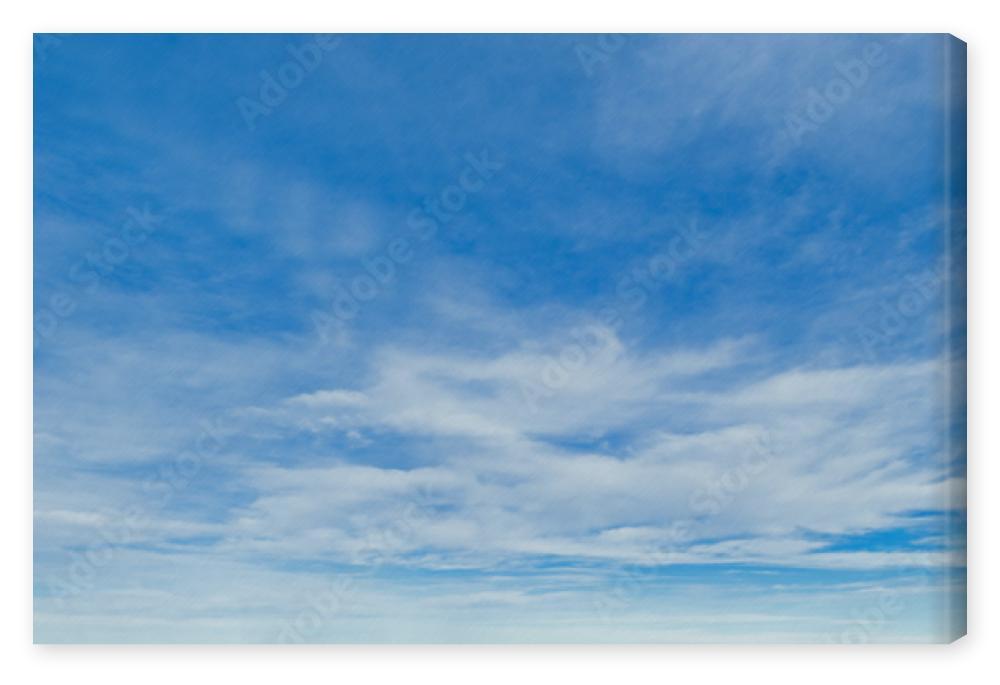 Obraz na płótnie Blue sky background with
