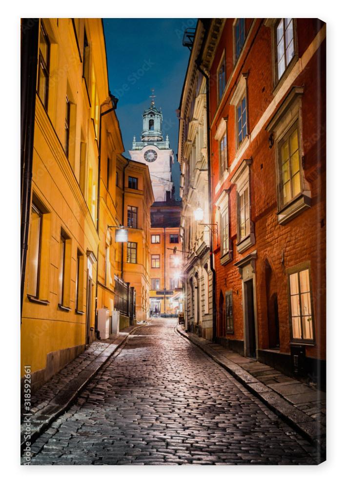 Obraz na płótnie Stockholm's Gamla Stan old