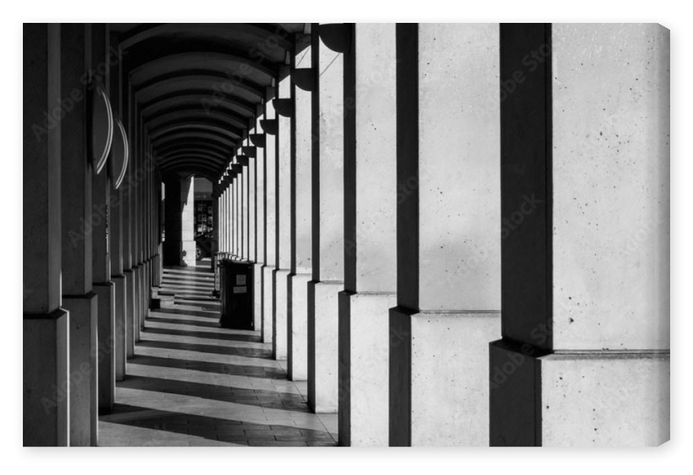 Obraz na płótnie Architecture en noir et blanc