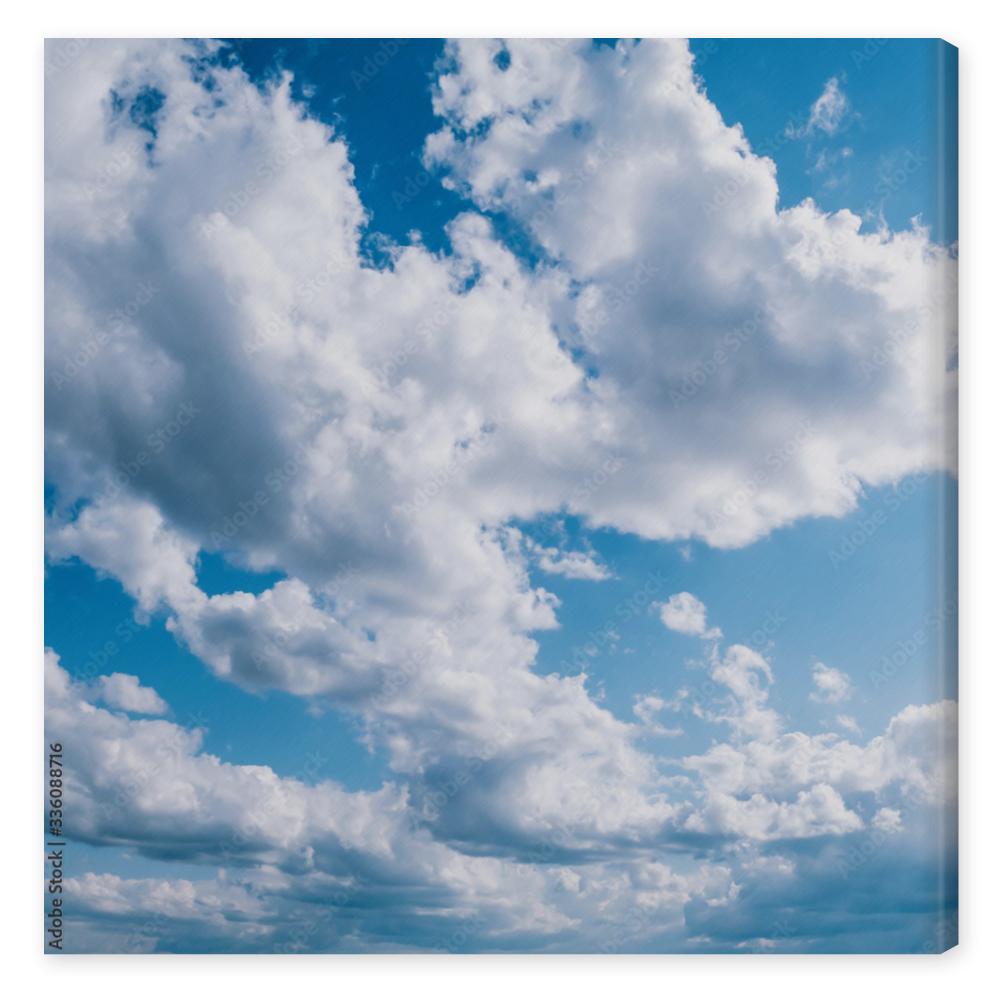 Obraz na płótnie Cloudy blue sky
