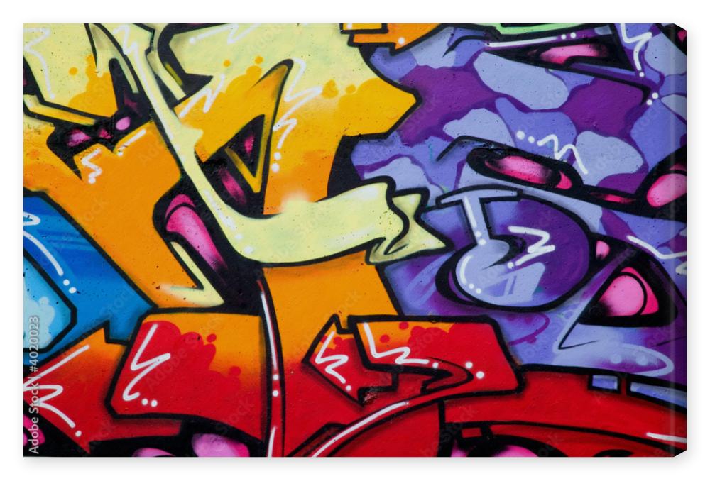 Obraz na płótnie Vibrant graffiti