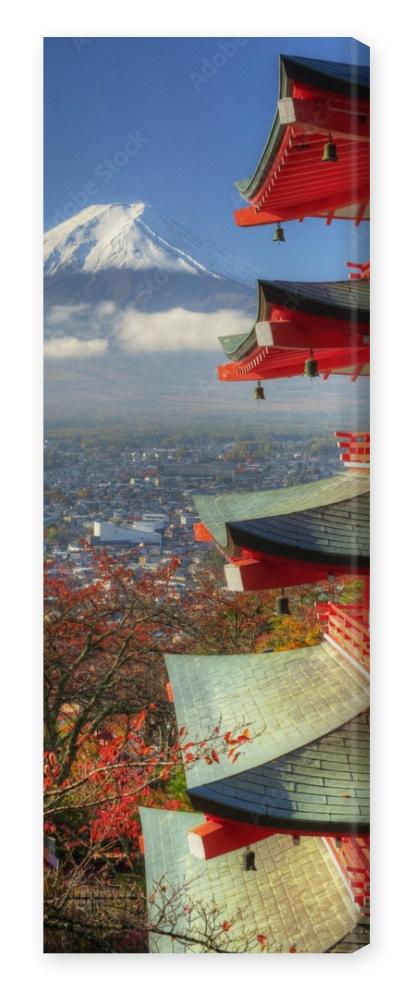 Obraz na płótnie Mt. Fuji and Autumn Leaves at