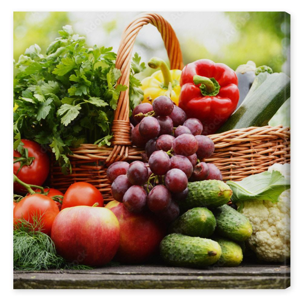 Obraz na płótnie Fresh organic vegetables in
