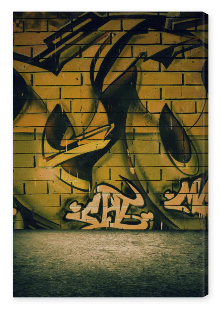 Obraz na płótnie Street art graffiti wall
