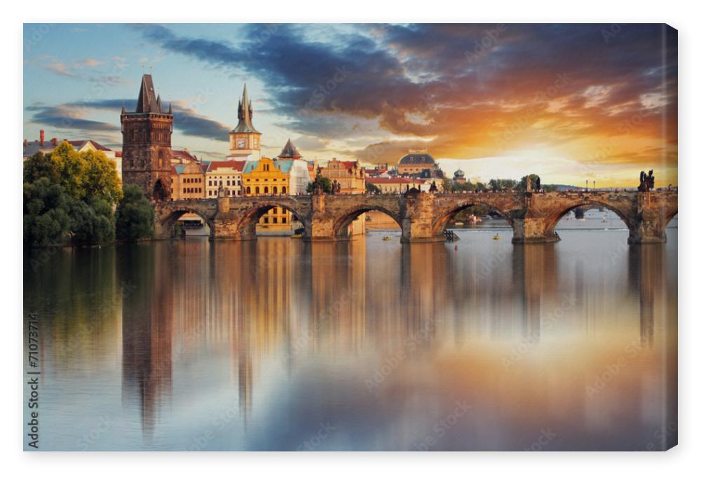 Obraz na płótnie Prague - Charles bridge, Czech