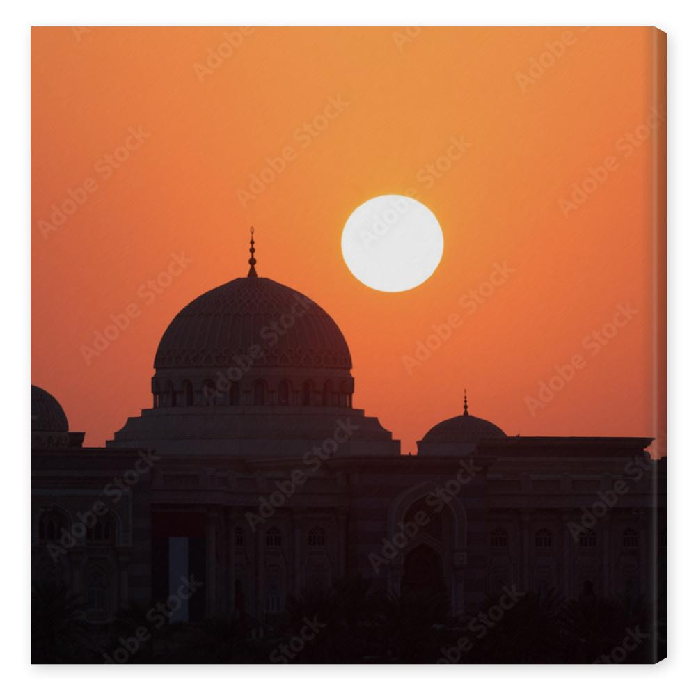 Obraz na płótnie Sunset in Sharjah, United Arab
