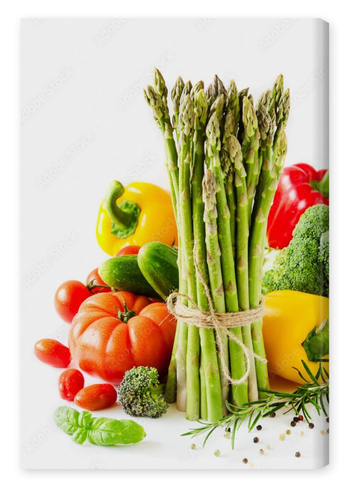 Obraz na płótnie Fresh vegetables isolated on