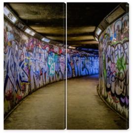 Obraz Dyptyk Subway Graffiti