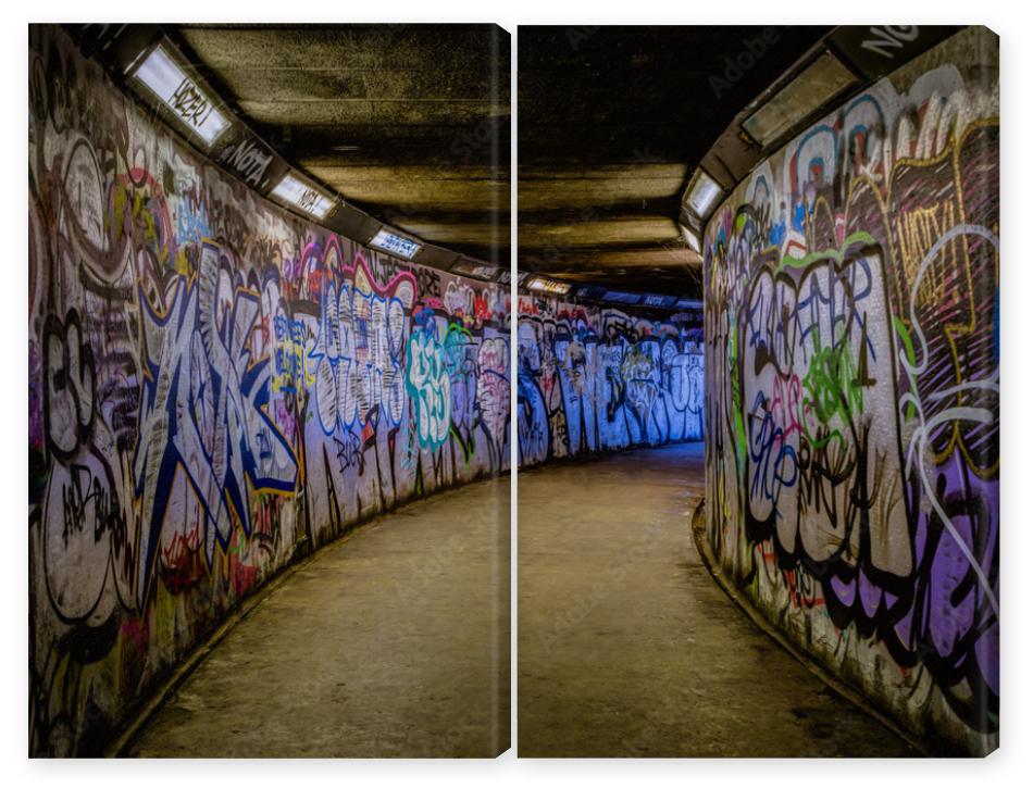 Obraz Dyptyk Subway Graffiti