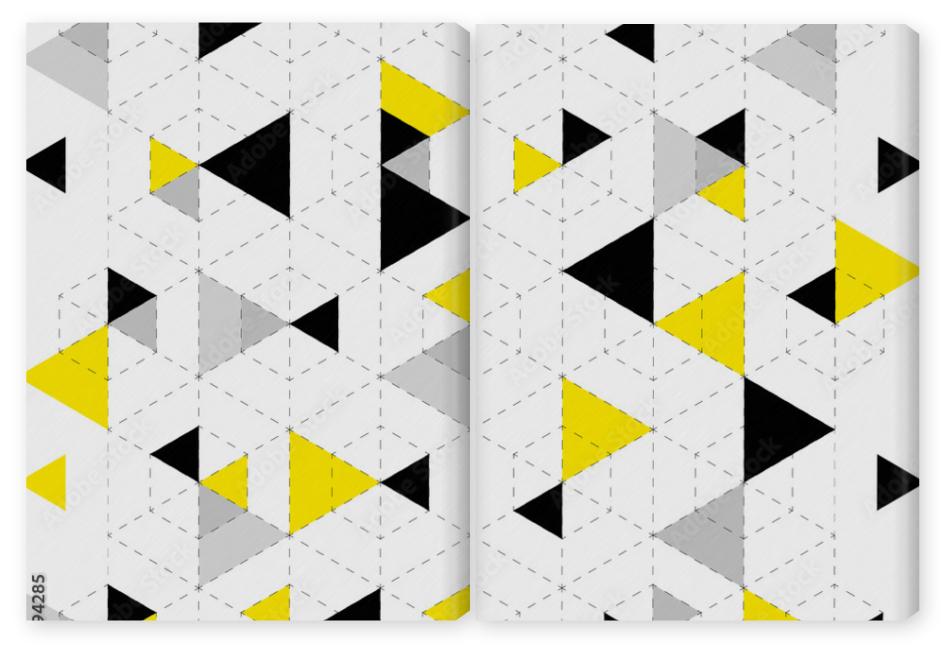 Obraz Dyptyk Geometric Pattern Background