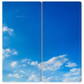 Obraz Dyptyk Blue sky background.