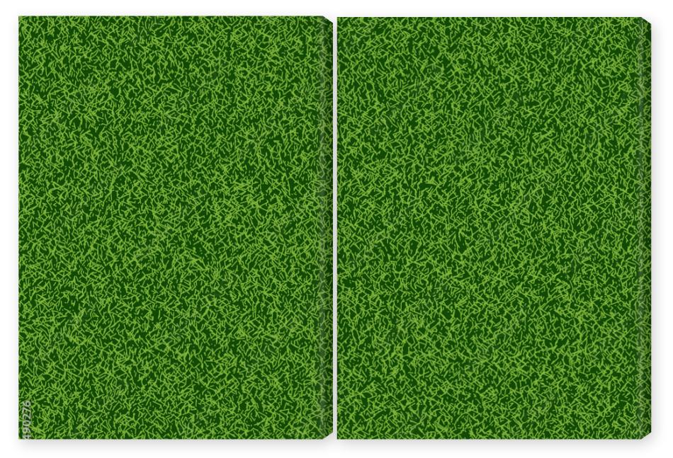 Obraz Dyptyk Green grass seampess texture -