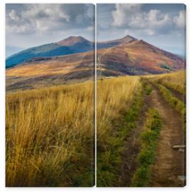 Obraz Dyptyk Bieszczady - mountains in