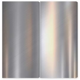 Obraz Dyptyk Metal, stainless steel texture