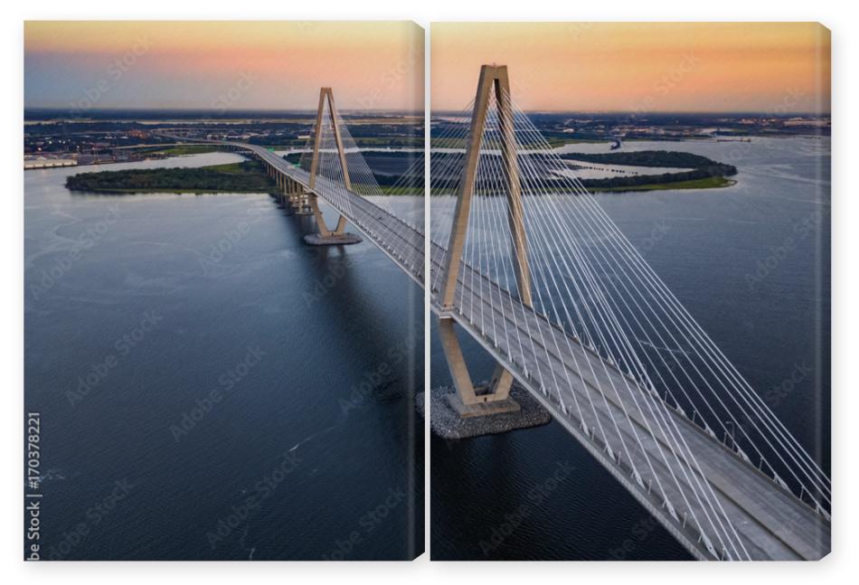 Obraz Dyptyk Charleston bridge