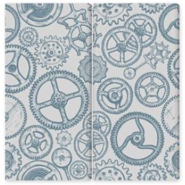 Obraz Dyptyk seamless pattern with