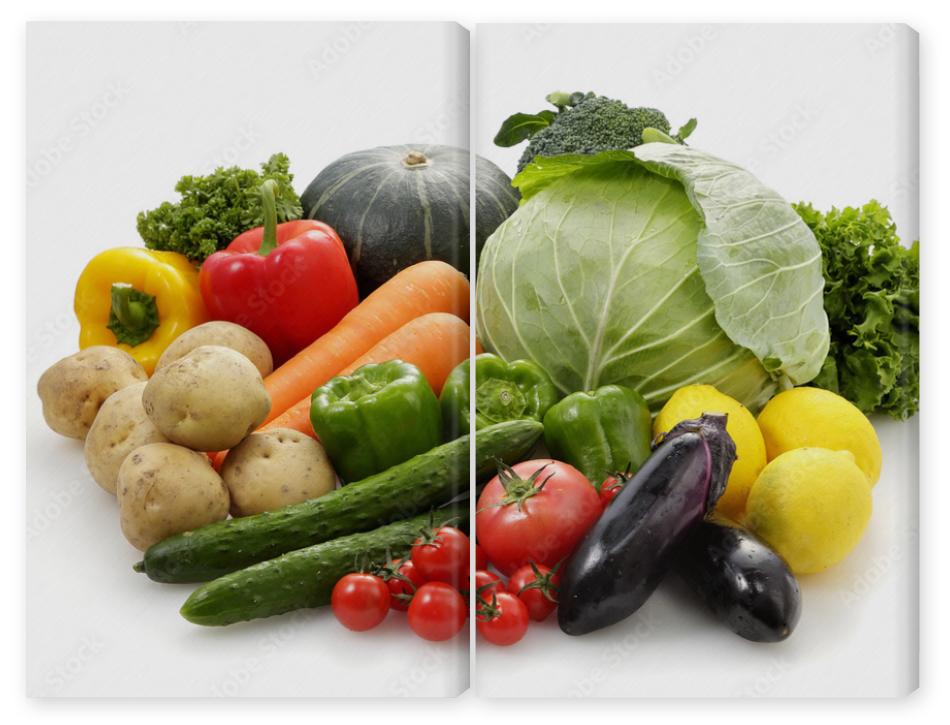 Obraz Dyptyk 野菜の集合　Vegetable set