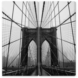 Obraz Dyptyk Brooklyn bridge