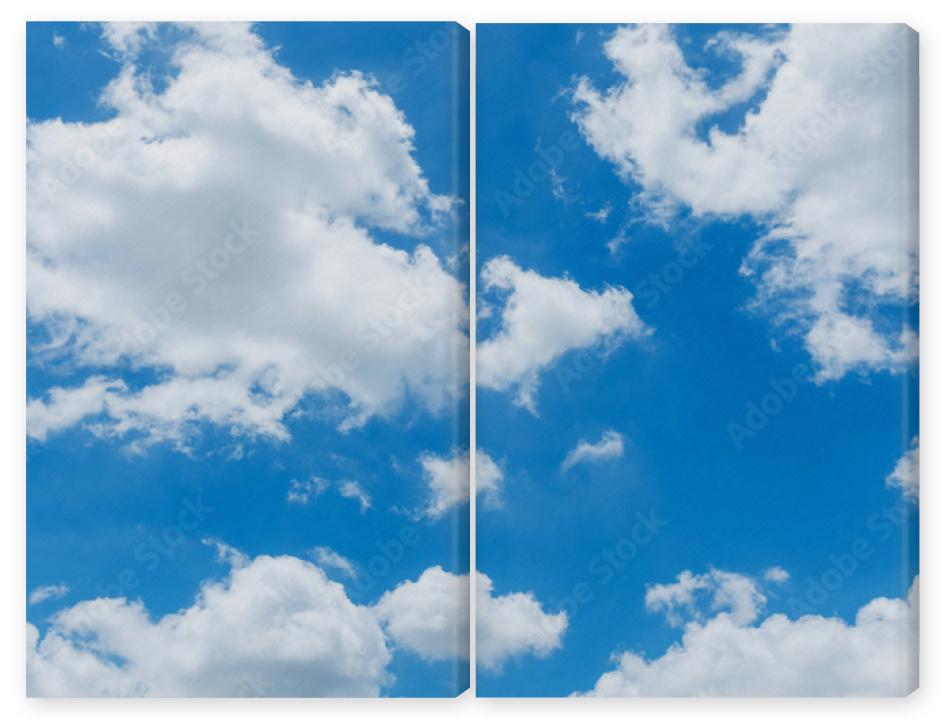 Obraz Dyptyk clear blue sky
