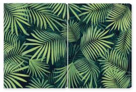 Obraz Dyptyk tropical  background