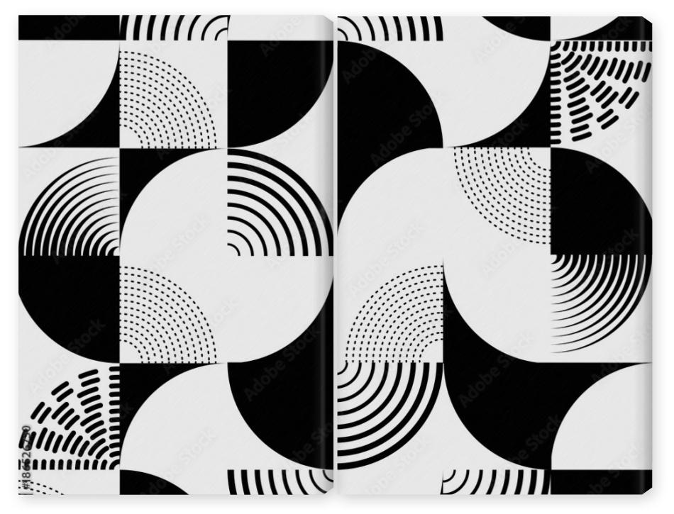 Obraz Dyptyk Seamless art deco pattern