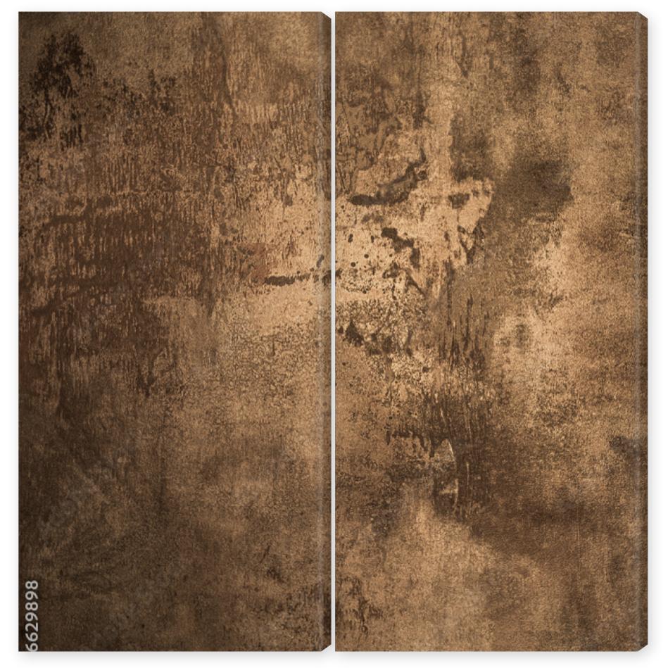 Obraz Dyptyk Grunge metal texture