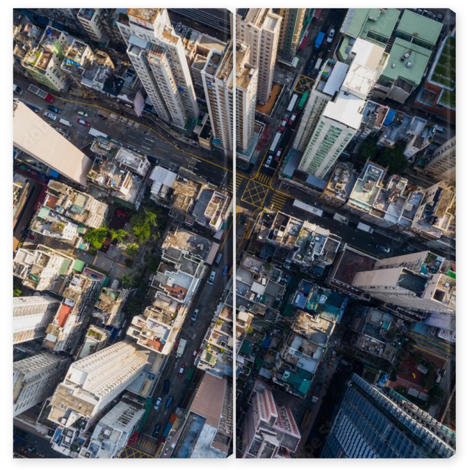 Obraz Dyptyk Hong Kong city