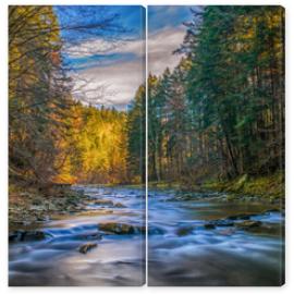 Obraz Dyptyk Bieszczady National Park 