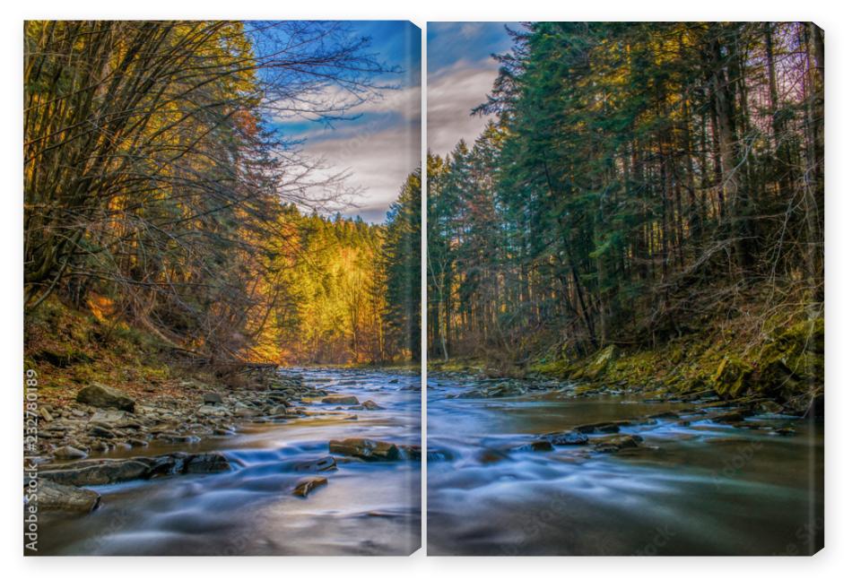 Obraz Dyptyk Bieszczady National Park 