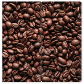 Obraz Dyptyk Roasted coffee beans