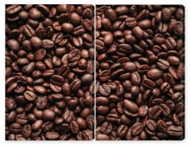 Obraz Dyptyk Roasted coffee beans