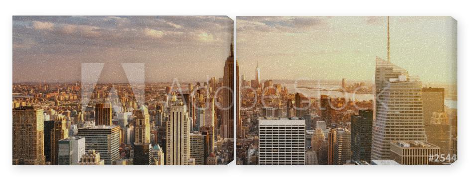 Obraz Dyptyk New York City skyline